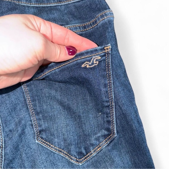 Y2K Hollister Mid-Rise Skinny Jeans Dark Wash Size W27 L28 - Picture 7 of 7